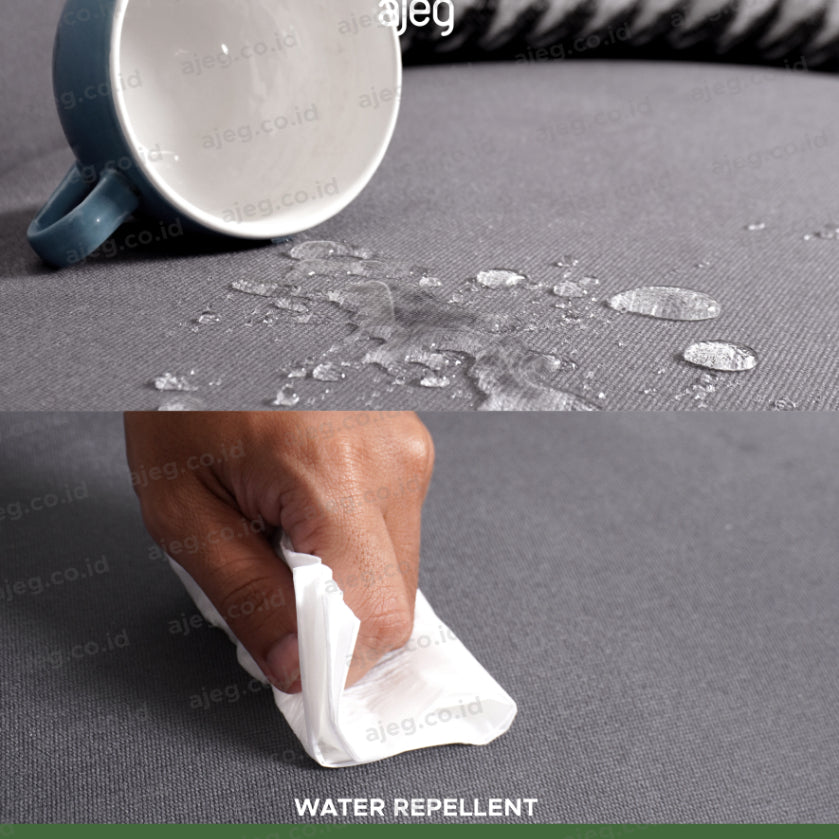 Kinami - Ajeg - Sofa 2 Seater Kanaba Tahan Air Water Repellent / Sofa Empuk Minimalis Untuk 2 Orang - gambar 6