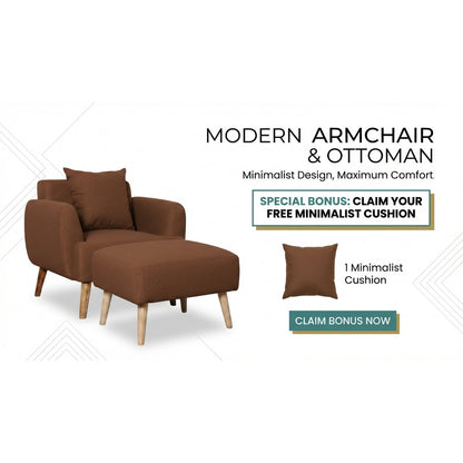 Kinami - Ajeg - Sofa 1 Seater Sudut Kanaba Tahan Air Water Repellent / Sofa Selonjoran dan Lesehan Modern Minimalis Untuk 1 Orang - gambar 8