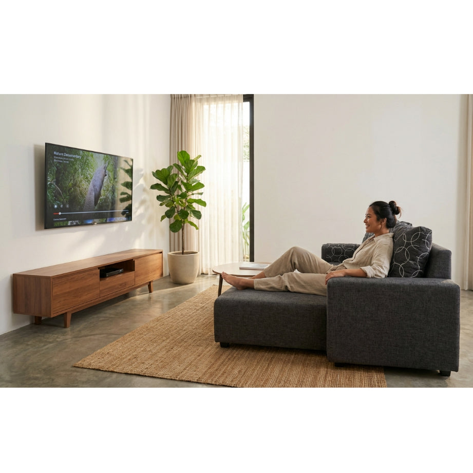 Kinami - Ajeg - Sofa 3 Seater Sudut Minimalis Nagari / Sofa Empuk Santai  Minimalis Desain Modern Untuk 3 Orang - gambar 6
