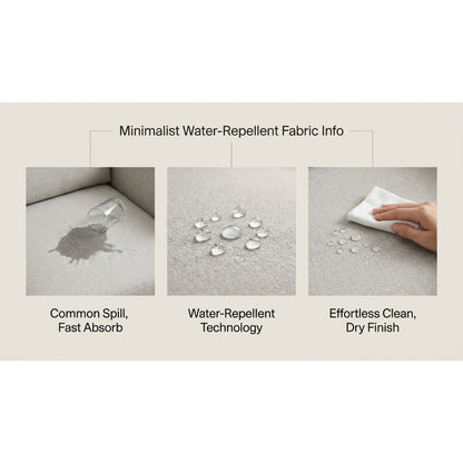 Kinami - Ajeg - Puff Sofa Kanaba Tahan Air Water Repellent Empuk Minimalis Modern / Stool Bench Square / Kursi Bangku Serbaguna / Meja Tamu Coffee Table Ruang Tamu - gambar 4