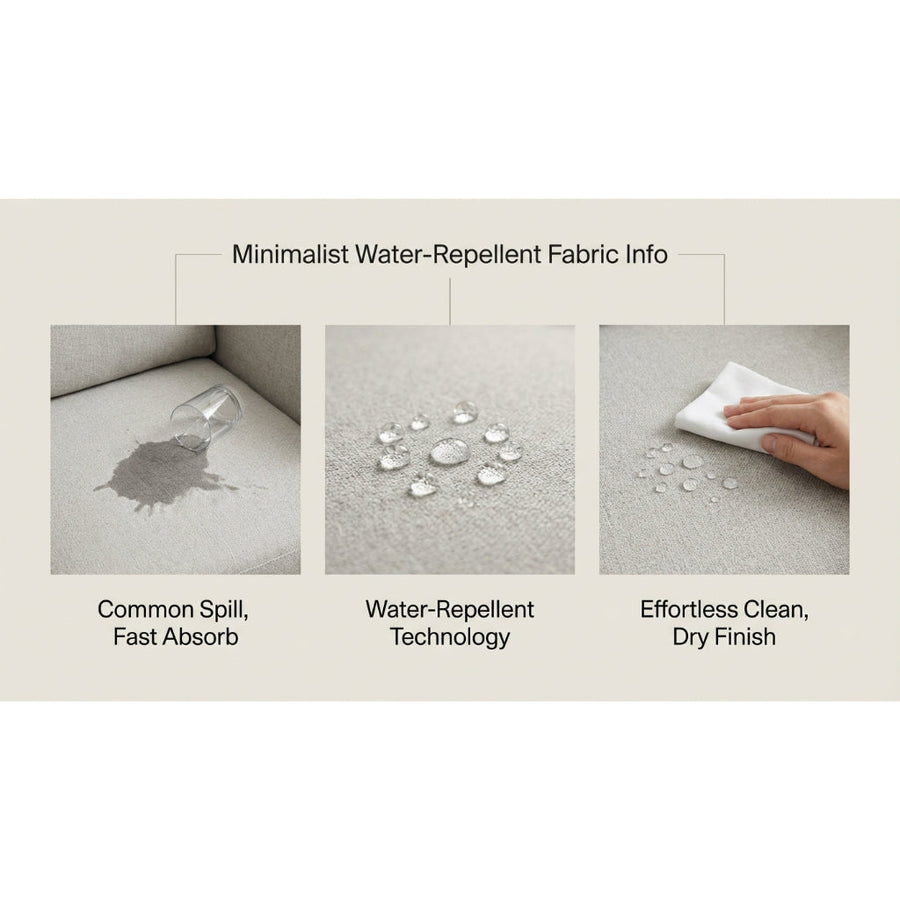 Kinami - Ajeg - Puff Sofa Kanaba Tahan Air Water Repellent Empuk Minimalis Modern / Stool Bench Square / Kursi Bangku Serbaguna / Meja Tamu Coffee Table Ruang Tamu - gambar 4