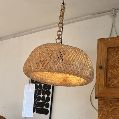Cup Lampu Gantung Anyaman Premium Estetik Hiasan Rumah Minimalis - AJEG.CO.ID - gambar 6