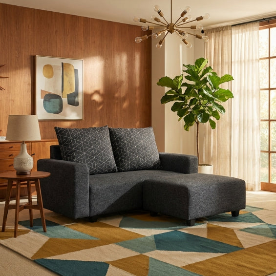 Kinami - Ajeg - Sofa 2 Seater Sudut Nagari / Sofa Untuk 2 Orang Desain Modern Minimalis - gambar 6