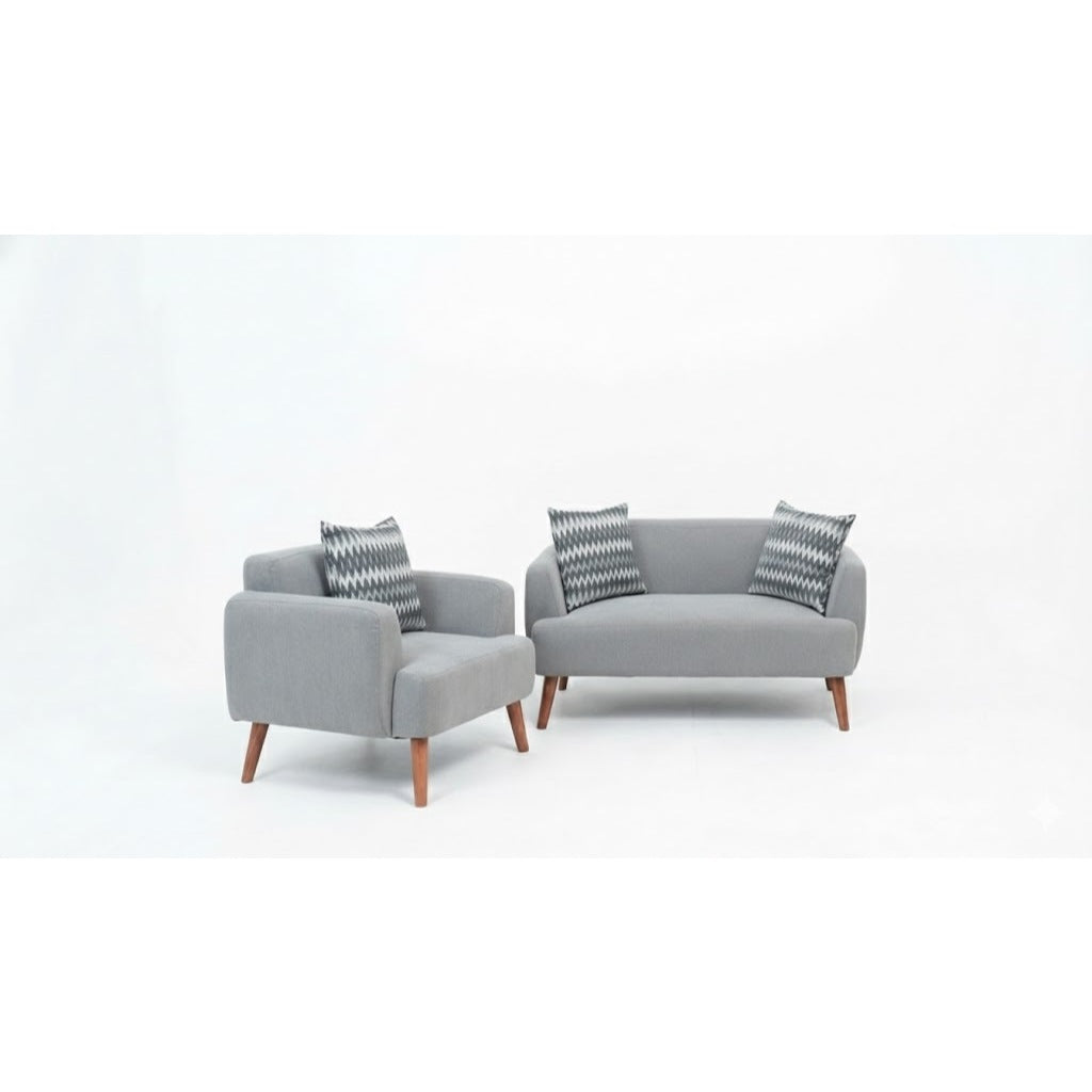 Kinami - Ajeg - Sofa Set 2-1 Seater Minimalis Kanaba Tahan Air Water Repellent / Sofa Set Empuk Modern Japandi - gambar 8
