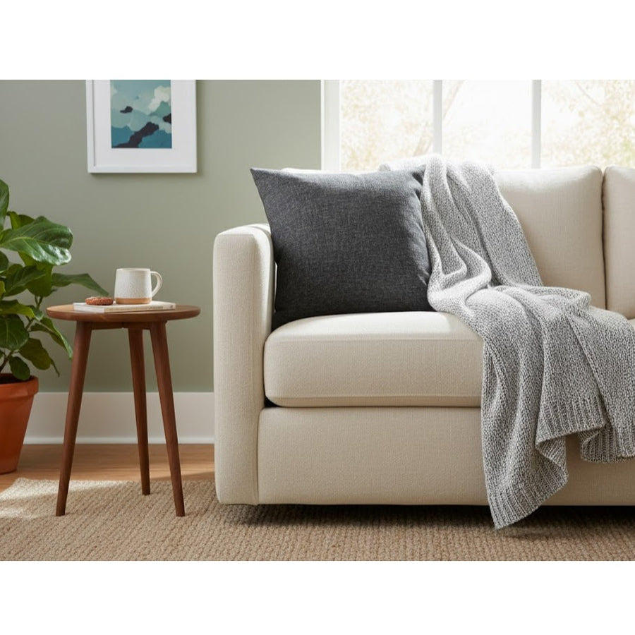 Kinami - Ajeg - Bantal Peluk Kotak dan Bulat Untuk Sofa / Cushion Kursi Duduk Lengkap dengan Sarung Cover dan Resleting - gambar 3