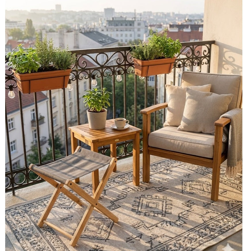 Kinami - Ajeg - Folding Chair / Kursi Lipat Outdoor Untuk Camping Memancing dan Acara Piknik di Taman / Bangku Untuk Balkon Teras Ruang Tamu - gambar 6