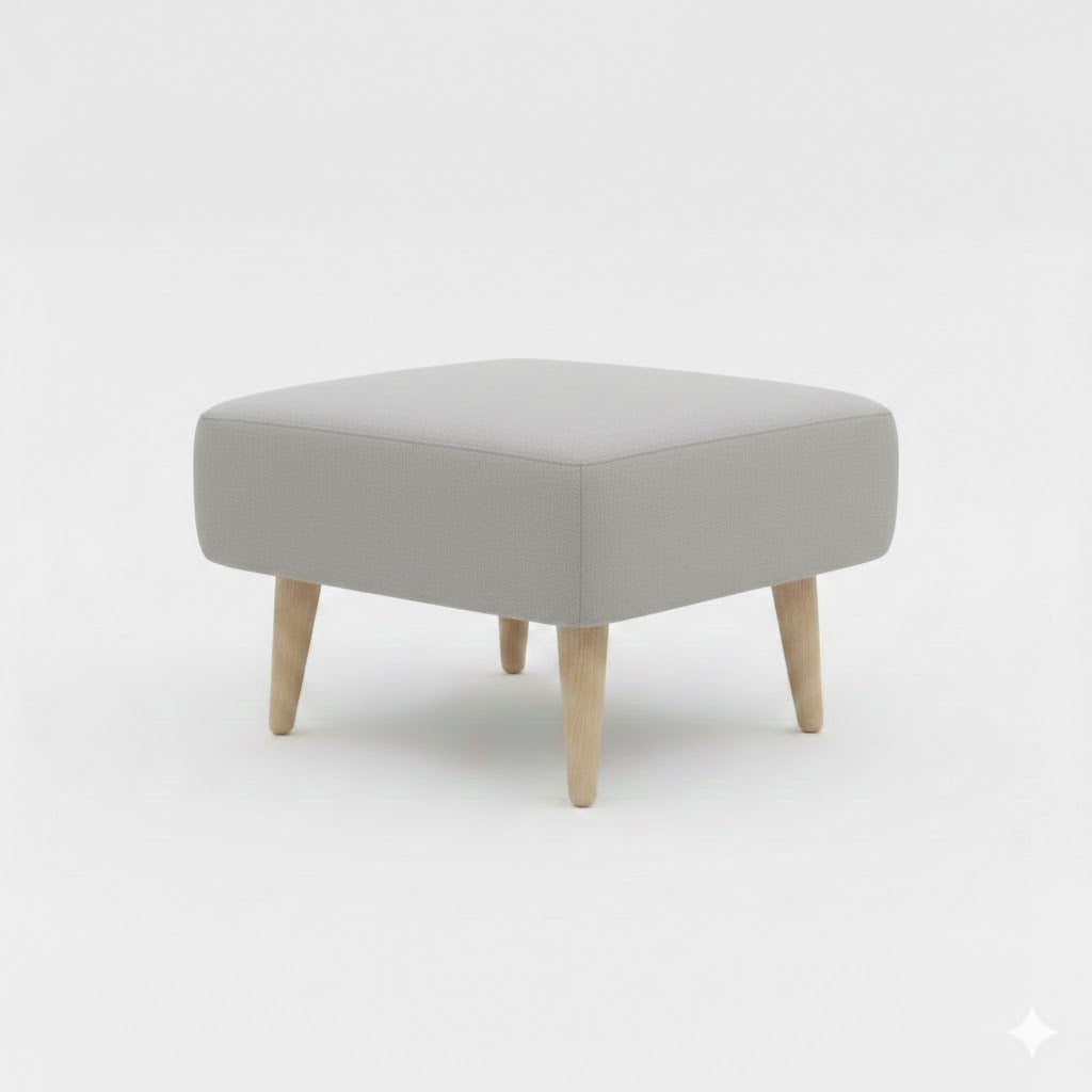 Kinami - Ajeg - Puff Sofa Kanaba Tahan Air Water Repellent Empuk Minimalis Modern / Stool Bench Square / Kursi Bangku Serbaguna / Meja Tamu Coffee Table Ruang Tamu - gambar 8