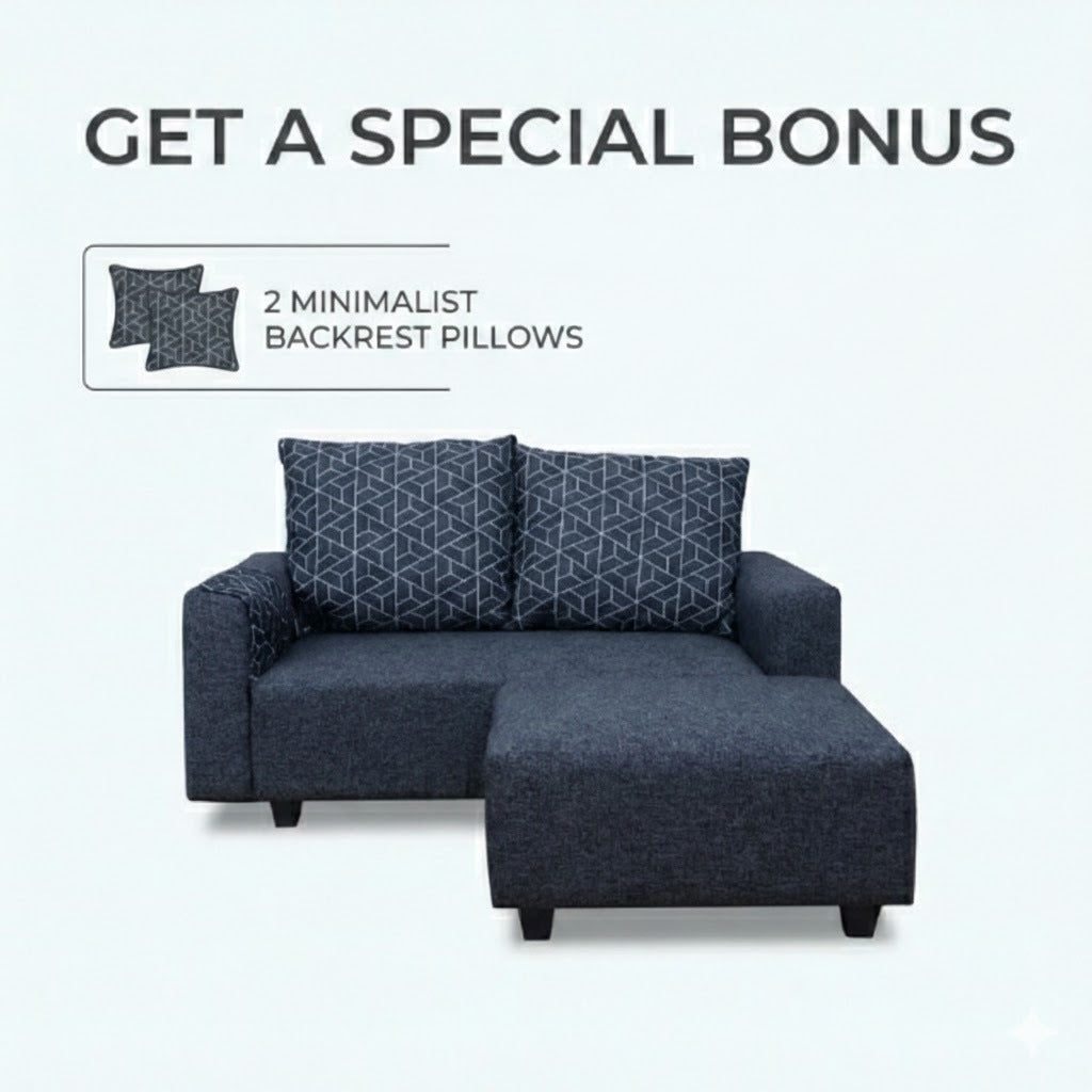 Kinami - Ajeg - Sofa 2 Seater Sudut Nagari / Sofa Untuk 2 Orang Desain Modern Minimalis - gambar 5
