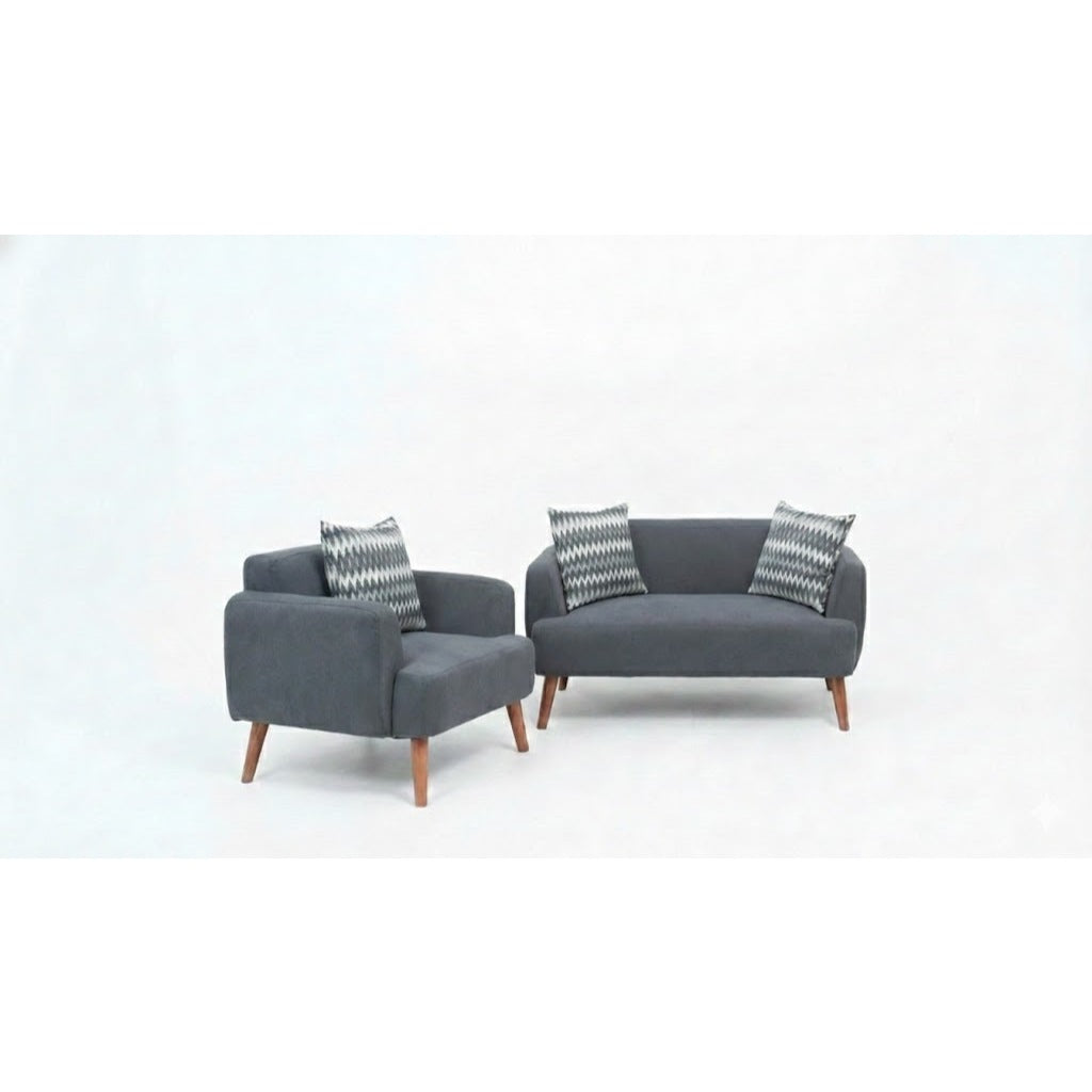 Kinami - Ajeg - Sofa Set 2-1 Seater Minimalis Kanaba Tahan Air Water Repellent / Sofa Set Empuk Modern Japandi - gambar 9