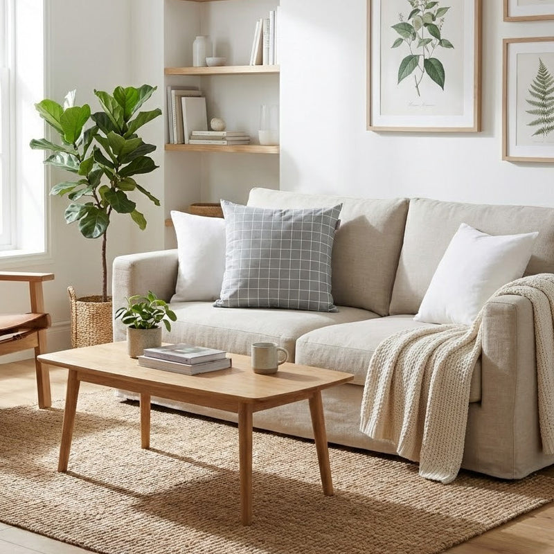 Kinami - Ajeg - Bantal Peluk Kotak dan Bulat Untuk Sofa / Cushion Kursi Duduk Lengkap dengan Sarung Cover dan Resleting - gambar 2