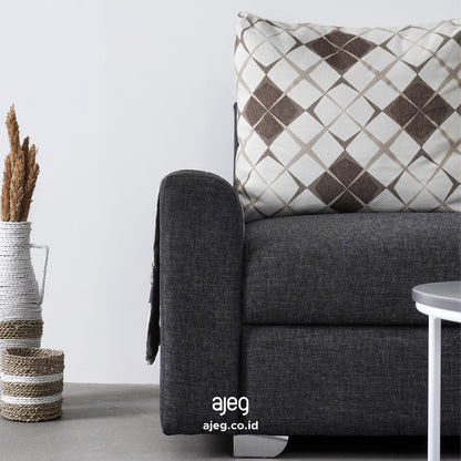 Kinami - Ajeg - Sofa Storage Box Narumi / Sofa 2 Seater Anti Cakar / Stool Bench Minimalis 2 Dudukan dengan Penyimpanan - gambar 5