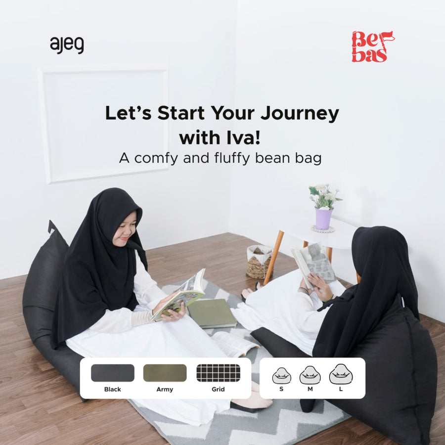 Kinami - Ajeg - Bean Bag Triangle Segitiga Large / Kursi Santai Sofa Duduk Premium - gambar 3