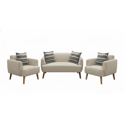 Kinami - Ajeg - Sofa Set 2-1-1 Seater Minimalis Kanaba Tahan Air Water Repellent / Sofa Set Empuk Santai Modern Gaya Japandi - gambar 6