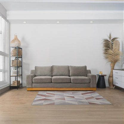 Kinami - Ajeg - Sofa 3 Seater Shizu Premium Anti Cakar / Sofa 3 Dudukan Minimalis Modern Empuk dan Santai Gaya Japandi - gambar 1