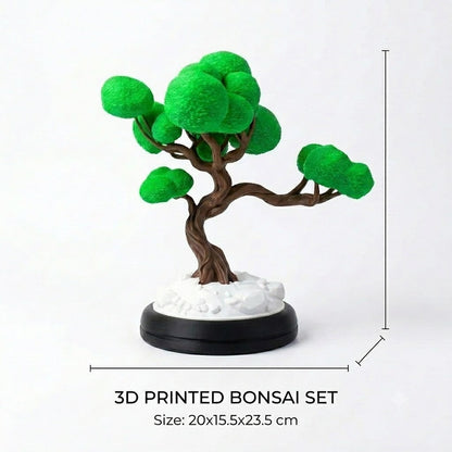 Lampu Tidur Bonsai / Lampu Tidur 3D Malam Hari Model Tanaman Dekorasi Hias - gambar 6