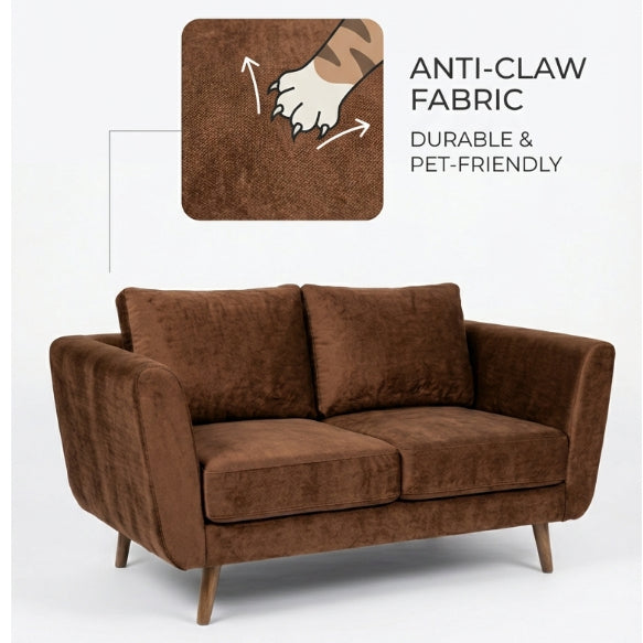 Kinami - Ajeg - Sofa 2 Seater Aiko Anti Cakar / Sofa 2 Dudukan Minimalis Modern Empuk dan Santai Gaya Japandi - gambar 7