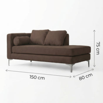 Kinami - Ajeg - Sofa 2 Seater Runi Anti Cakar / Sofa 2 Dudukan Minimalis Modern Empuk dan Santai Gaya Japandi Untuk Selonjoran dan Tiduran - gambar 9