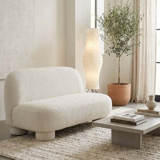 Kinami - Ajeg - Sofa 2 Seater Pillo / Sofa 2 Dudukan Minimalis Modern Empuk dan Santai Gaya Japandi / Kursi Untuk 2 Orang - gambar 1
