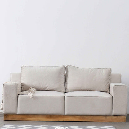 Kinami - Ajeg - Sofa 2 Seater New Shizu Anti Cakar / Sofa 2 Dudukan Minimalis Modern Empuk dan Santai Gaya Japandi - gambar 1