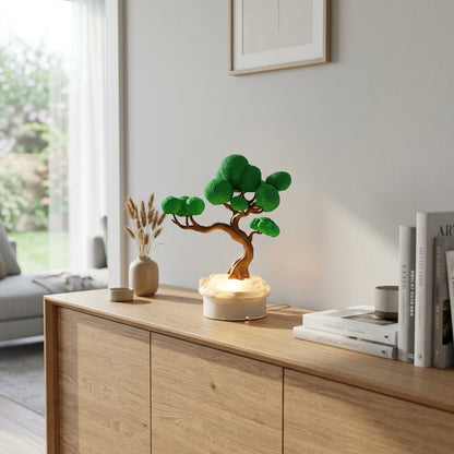 Lampu Tidur Bonsai / Lampu Tidur 3D Malam Hari Model Tanaman Dekorasi Hias - gambar 3