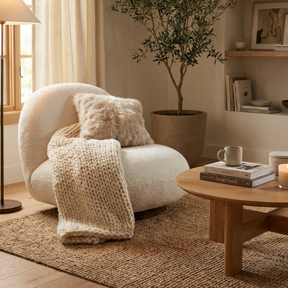Kinami - Ajeg - Sofa Mochi Pacha 1 Seater Minimalis / Sofa 1 Dudukan / Kursi Bulat Empuk Ruang Tamu Aesthetic - Stool Bench Bangku Kursi Putar Ergonomis - gambar 7
