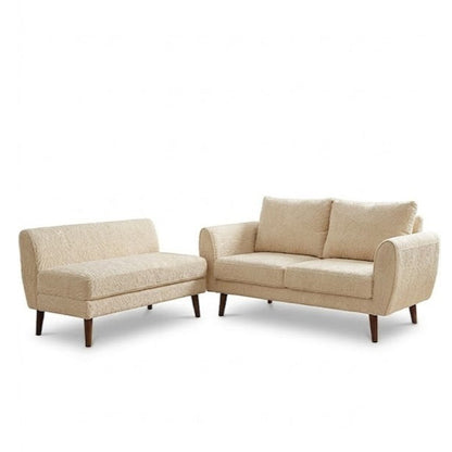 Kinami - Ajeg - Sofa 2 Seater Sudut Kobe Variasi Anti Cakar / Sofa 2 Dudukan Selonjoran dan Lesehan Minimalis Modern / Kursi Empuk Ruang Tamu Aesthetic Gaya Japandi Minimalis Modern Empuk dan Santai Untuk 2 Orang - gambar 9