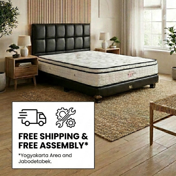 Ajeg x Guhdo Matras Springbed Ruby Dream Headboard Legacy - gambar 2
