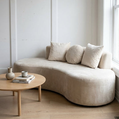 Kinami - Ajeg - Sofa 2 Seater Kawa Anti Cakar / Sofa 2 Dudukan Minimalis Modern Empuk dan Santai Gaya Japandi - gambar 2