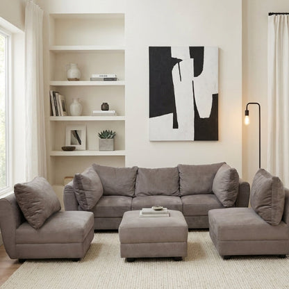 Kinami - Ajeg - Sofa Bed Kobe Sasmaya Anti Cakar / Sofa Bed Dudukan Modular Bongkar Pasang  / Sofa Santai Selonjoran Untuk Ruang Tamu Minimalis dan Modern - gambar 2