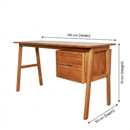 Kagumi - Ajeg - Meja Belajar Anak Hideko / Meja Bermain dan Belajar Untuk Anak Sekolah / Meja Kerja Laptop Minimalis - gambar 6