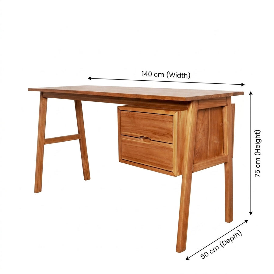 Kagumi - Ajeg - Meja Belajar Anak Hideko / Meja Bermain dan Belajar Untuk Anak Sekolah / Meja Kerja Laptop Minimalis - gambar 6