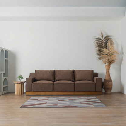 Kinami - Ajeg - Sofa 3 Seater Shizu Anti Cakar / Sofa 3 Dudukan Minimalis Modern Empuk dan Santai Gaya Japandi - gambar 1