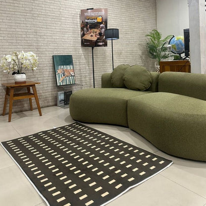 Kinami - Ajeg - Karpet Busa Lembut Motif Anti Licin Karpet Rumah Minimalis - gambar 5