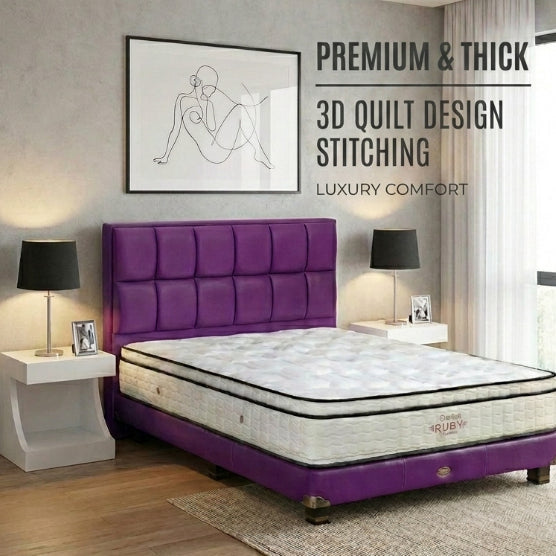 Ajeg x Guhdo Matras Springbed Ruby Dream Headboard Legacy - gambar 9