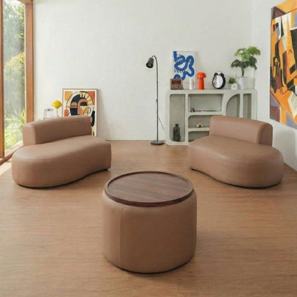 Kinami - Ajeg - Sofa 2 Seater Modular Curvy Yori / Sofa Untuk 2 Orang Desain Mewah Modern Minimalis / Sofa 2 Dudukan Lepasan Full Busa Untuk Selonjoran - gambar 4