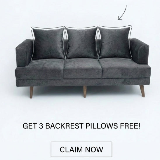 Kinami - Ajeg - Sofa 3 Seater Spica Anti Cakar / Sofa Untuk 3 Orang Gaya Japandi Minimalis Modern Empuk dan Santai - gambar 4