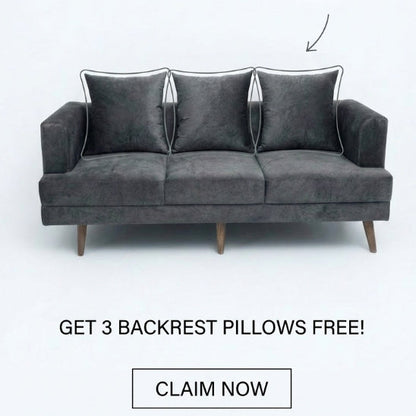 Kinami - Ajeg - Sofa 3 Seater Spica Anti Cakar / Sofa Untuk 3 Orang Gaya Japandi Minimalis Modern Empuk dan Santai - gambar 4