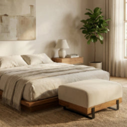 Kinami - Ajeg - Puff Sofa Empuk Minimalis Monza / Stool Bench Square / Kursi Bangku Serbaguna / Meja Tamu Coffee Table Ruang Tamu - gambar 4