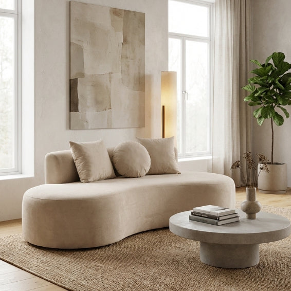 Kinami - Ajeg - Sofa 2 Seater Kawa Anti Cakar / Sofa 2 Dudukan Minimalis Modern Empuk dan Santai Gaya Japandi - gambar 6