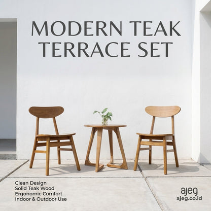 Kagumi - Ajeg - Meja Tamu Yui Bulat / Coffee Table Minimalis Modern - gambar 6