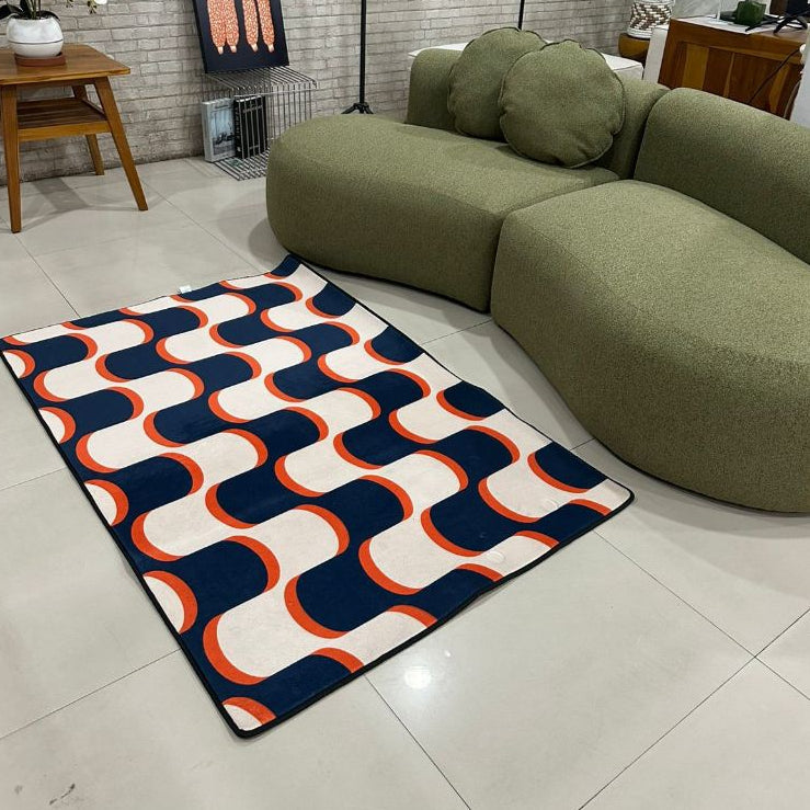 Kinami - Ajeg - Karpet Busa Lembut Motif Anti Licin Karpet Rumah Minimalis - gambar 7