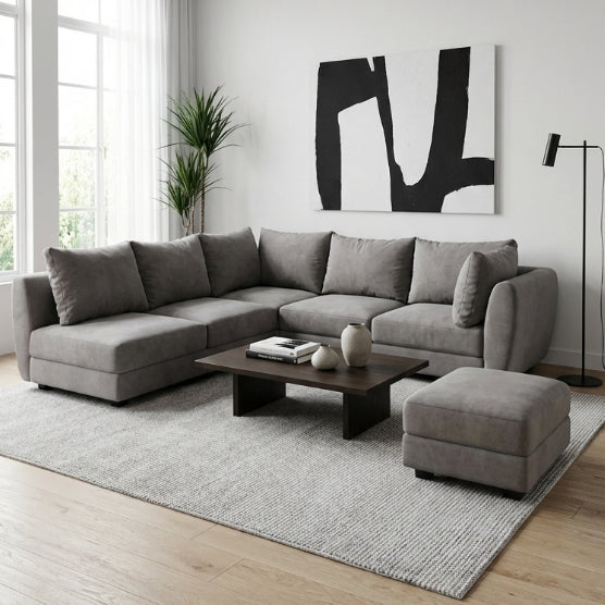 Kinami - Ajeg - Sofa Bed Kobe Sasmaya Anti Cakar / Sofa Bed Dudukan Modular Bongkar Pasang  / Sofa Santai Selonjoran Untuk Ruang Tamu Minimalis dan Modern - gambar 4