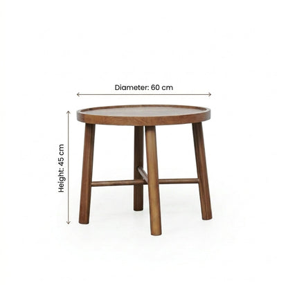 Kagumi - Ajeg - Meja Tamu Yui Bulat / Coffee Table Minimalis Modern - gambar 2
