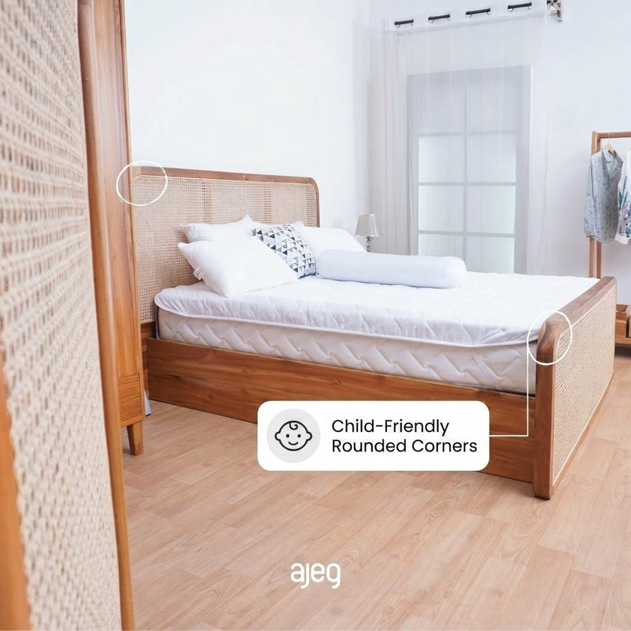 Kagumi - Ajeg - Dipan Tempat Tidur Minimalis Gina G1 / Ranjang Kasur Ukuran 160 180 200 - gambar 2