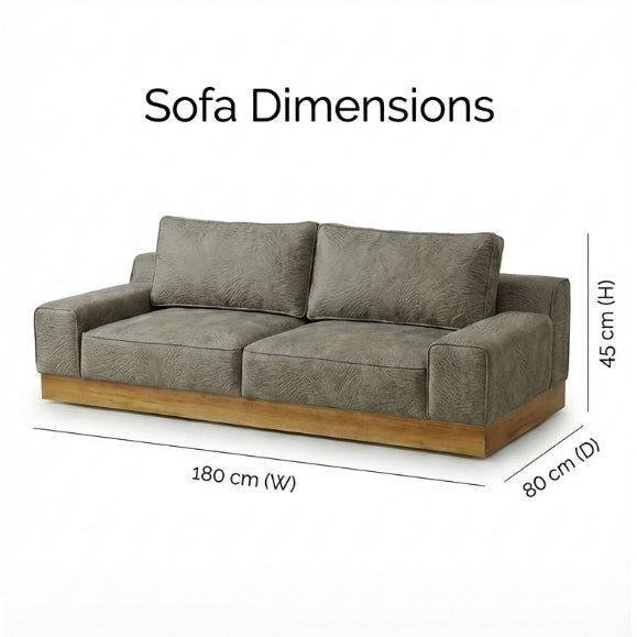 Kinami - Ajeg - Sofa 2 Seater Shizu Short Anti Cakar / Sofa 2 Dudukan Lesehan Minimalis Modern Empuk dan Santai Gaya Japandi - gambar 8