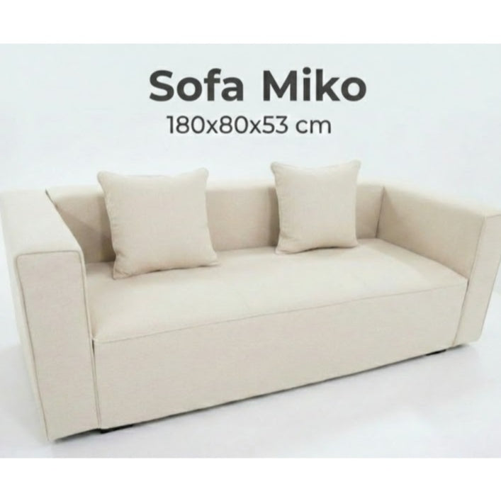 NEW Kinami - Ajeg - Sofa 3 Seater Midori & Miko Murah Minimalis / Sofa Empuk Minimalis Untuk 3 Orang - gambar 3