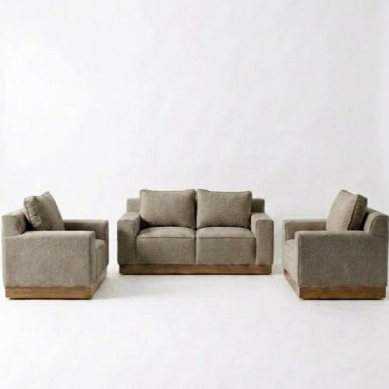 Kinami - Ajeg - Sofa Set 2-1-1 Seater Shizu Anti Cakar / Sofa 2 dan 1 Dudukan Untuk Ruang Tamu Minimalis Modern / Kursi Empuk dan Santai Gaya Japandi Untuk 2 dan 1 Orang - gambar 9