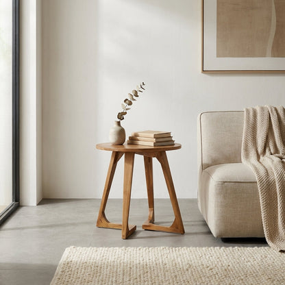 Kagumi - Ajeg - Meja Tamu Yui Bulat / Coffee Table Minimalis Modern - gambar 2