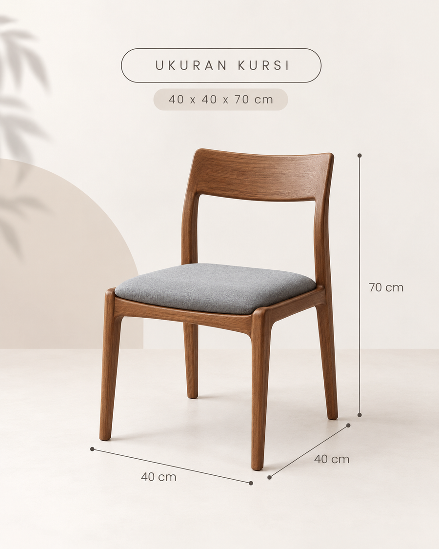 Set Meja Makan Rumi gambar 5