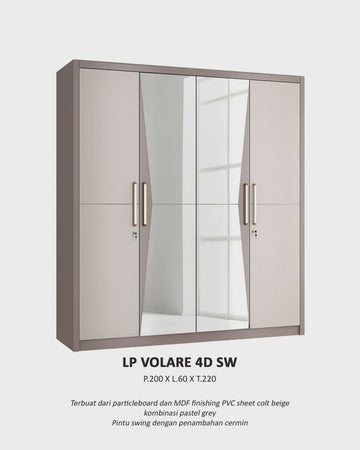 Siantano Lemari Pakaian LP Volare 4D SW